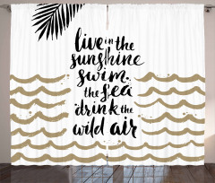 Live in the Sunshine Curtain