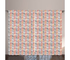 Abstract Nature Elements Curtain