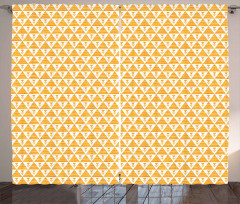 Triangles Abstract Design Curtain