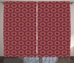 Repetitive Ethnic Effect Curtain