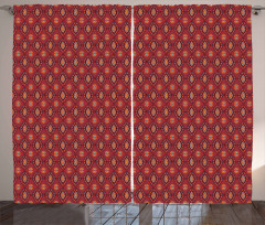 Ikat Geometric Motif Curtain