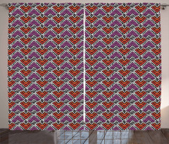 Patch Crosslinked Design Curtain