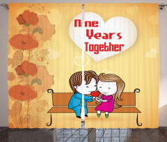 9 Years Together Curtain