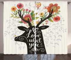 Love What You Do Curtain
