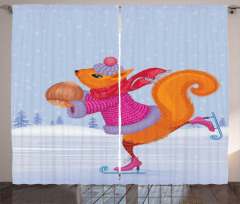 Skating Animal with a Nut Curtain