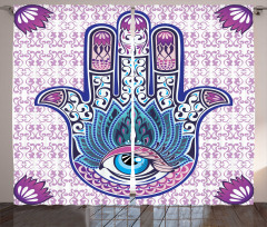Oriental Mehndi Hand Curtain