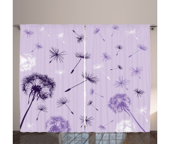 Botany Purple Tone Curtain