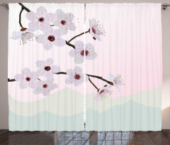 Motifs with Trees Curtain