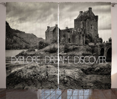 Eilean Donan Castle Scotland Curtain