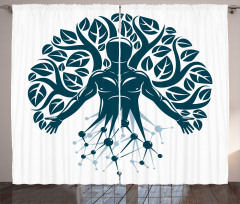 Human Nature Science Eco Curtain