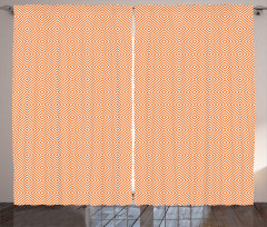 Rhombus Illusion Stripes Curtain