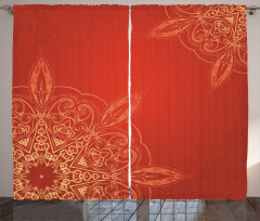 Radiant Romantic Design Curtain