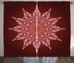 Ornamental Pattern Details Curtain