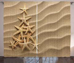 Triangular Shaped Starfish Curtain