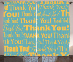 Appreciation Artwork Text Curtain