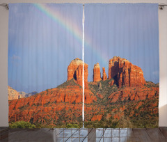 Rainbow Above Grand Canyon Curtain