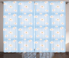 Cartoon Water Lily Curtain