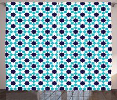 Moroccan Star and Squares Curtain