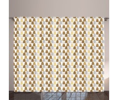 Sketch Foliage Autumn Season Curtain