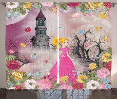 Fairy Tale Theme Cartoon Curtain