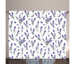 Lavender Bouquet Romance Curtain