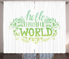 Hello World Curtain