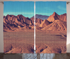 Mountain Argentina Desert Curtain