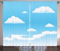 Summer Season Weather Pattern Curtain