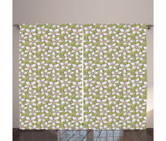 Blossoming Petals Botanical Curtain