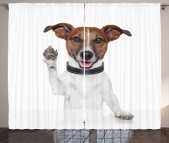 Baby Dog Animal Lover Curtain