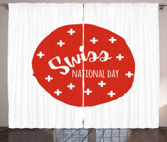 National Day Monochrome Curtain