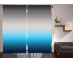 Abstract Color Change Pattern Curtain