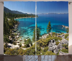 Lake Tahoe Kayaking Curtain