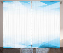 Techno Geometric Futuristic Curtain