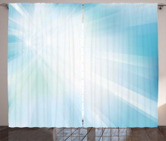 Abstract Ray Fantasy Soft Art Curtain