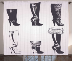 High Heel Boots Curtain