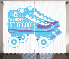 Be Yourself Roller Skate Curtain