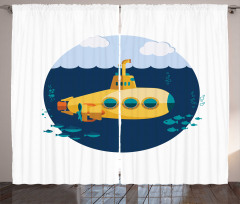 Nautical Wave Fish Bubble Curtain