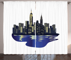 Metropolitan New York Night Curtain