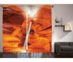 Sandstone Sunbeam Canyon Curtain