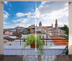 City of Palermo Panorama Curtain