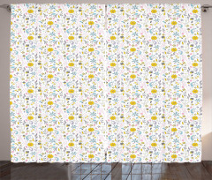 Floral Spring Happiness Curtain