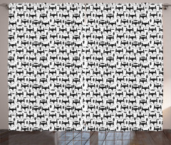 Nursery Scandinavian Fox Curtain