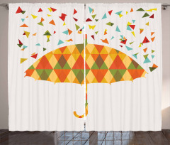Triangles Umbrella Curtain