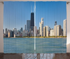 Panorama of Skyscrapers Curtain