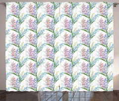 Hyacinth Flower Curtain