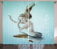 Mythologic Mermaid Curtain