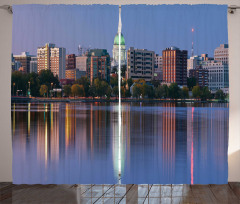 Panoramic Madison Photo Curtain