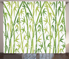 Cartoon Style Bamboo Curtain