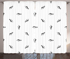 Simplistic Minimal Pattern Curtain